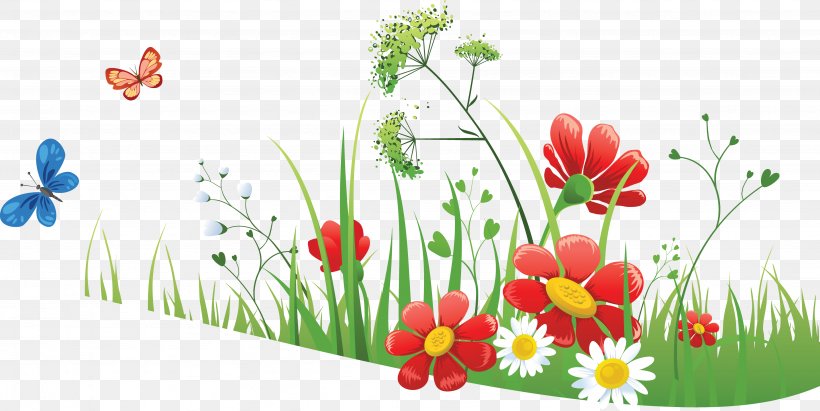 Nature Desktop Wallpaper Landscape Clip Art, PNG, 4502x2259px, Nature, Flora, Floral Design, Flower, Flowering Plant Download Free