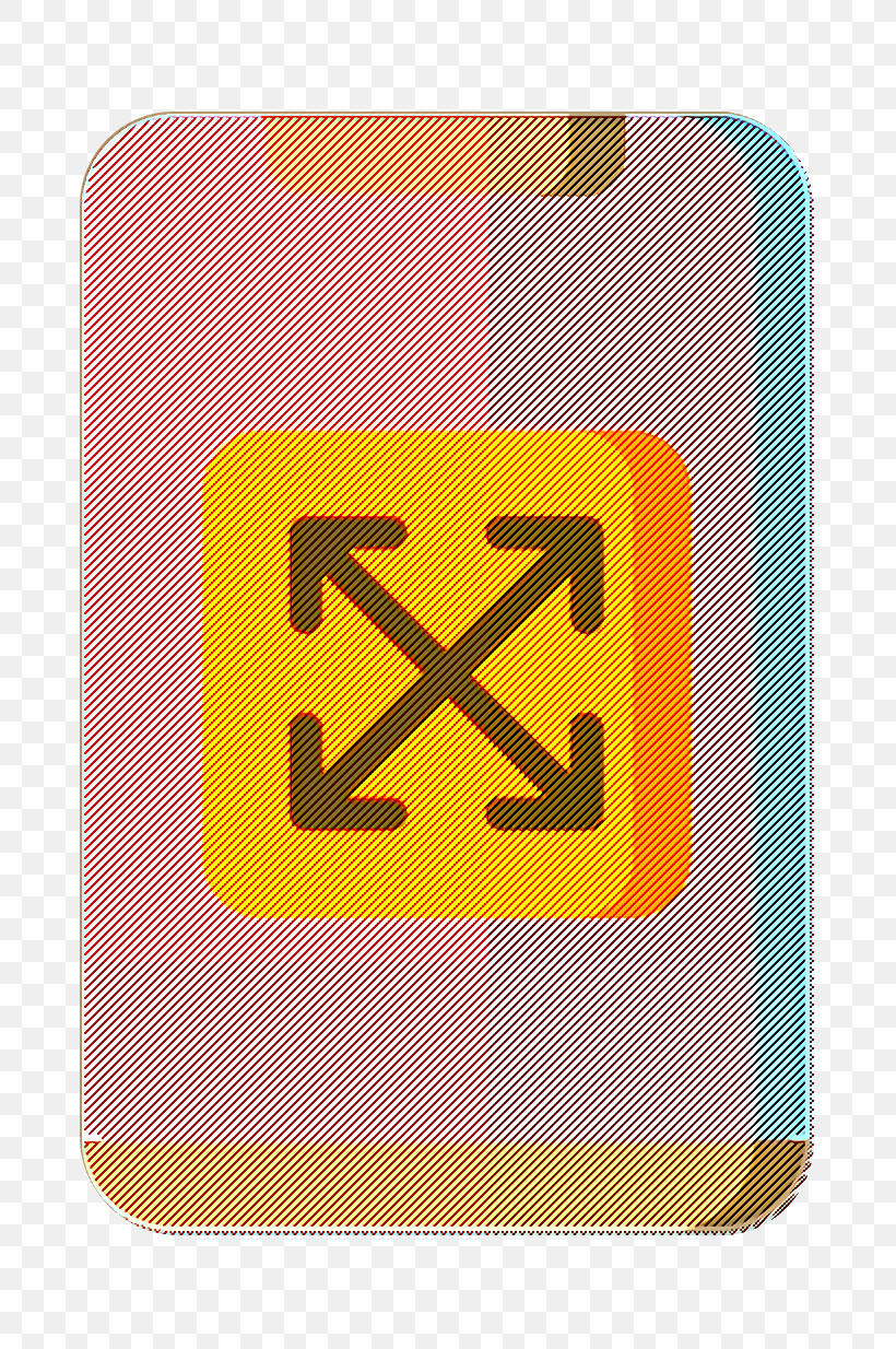 Art And Design Icon Smartphone Icon Responsive Design Icon, PNG, 806x1234px, Art And Design Icon, Line, Material Property, Orange, Rectangle Download Free