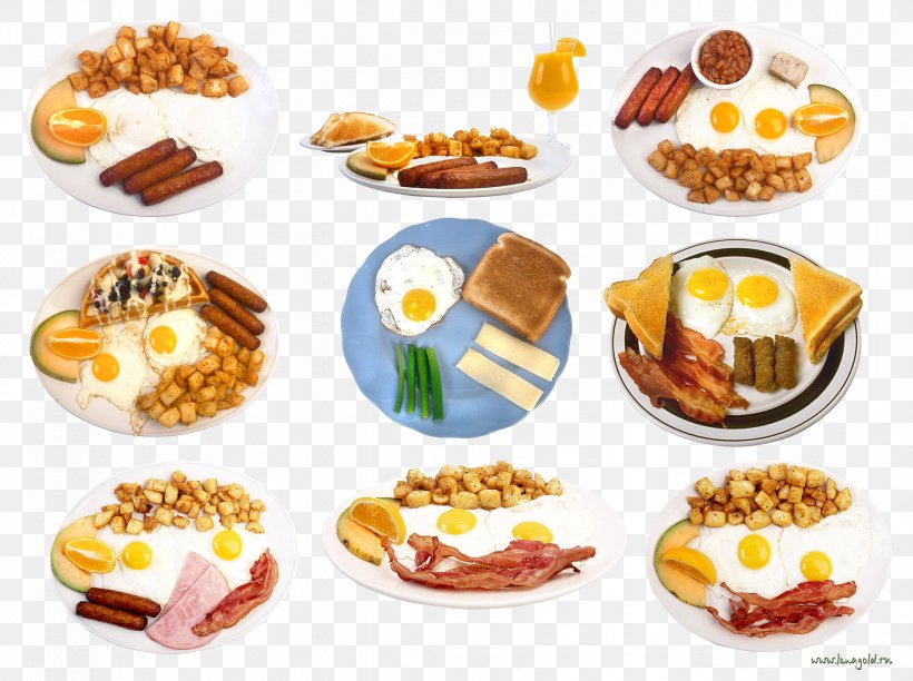 Breakfast Fast Food Dish Fried Egg, PNG, 2368x1768px, Breakfast, American Food, Appetizer, Cuisine, Dish Download Free