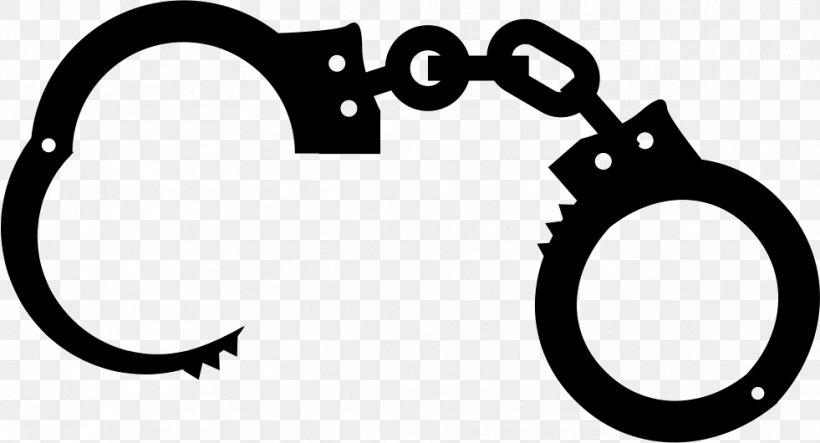 Handcuffs Advocate Law Clip Art, PNG, 981x530px, Handcuffs, Advocate, Black And White, Brand, Criminal Law Download Free