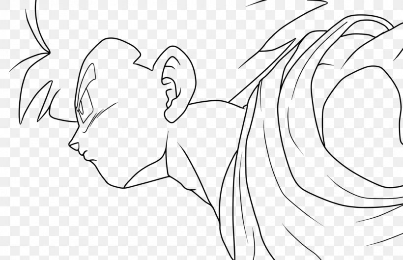 Line Art Drawing Gohan Sketch, PNG, 1112x718px, Watercolor, Cartoon, Flower, Frame, Heart Download Free