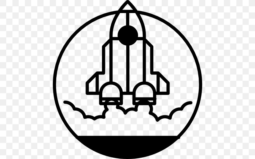 Spacecraft Rocket Launch Drawing, PNG, 512x512px, Spacecraft, Astronaut, Black And White, Drawing, Line Art Download Free