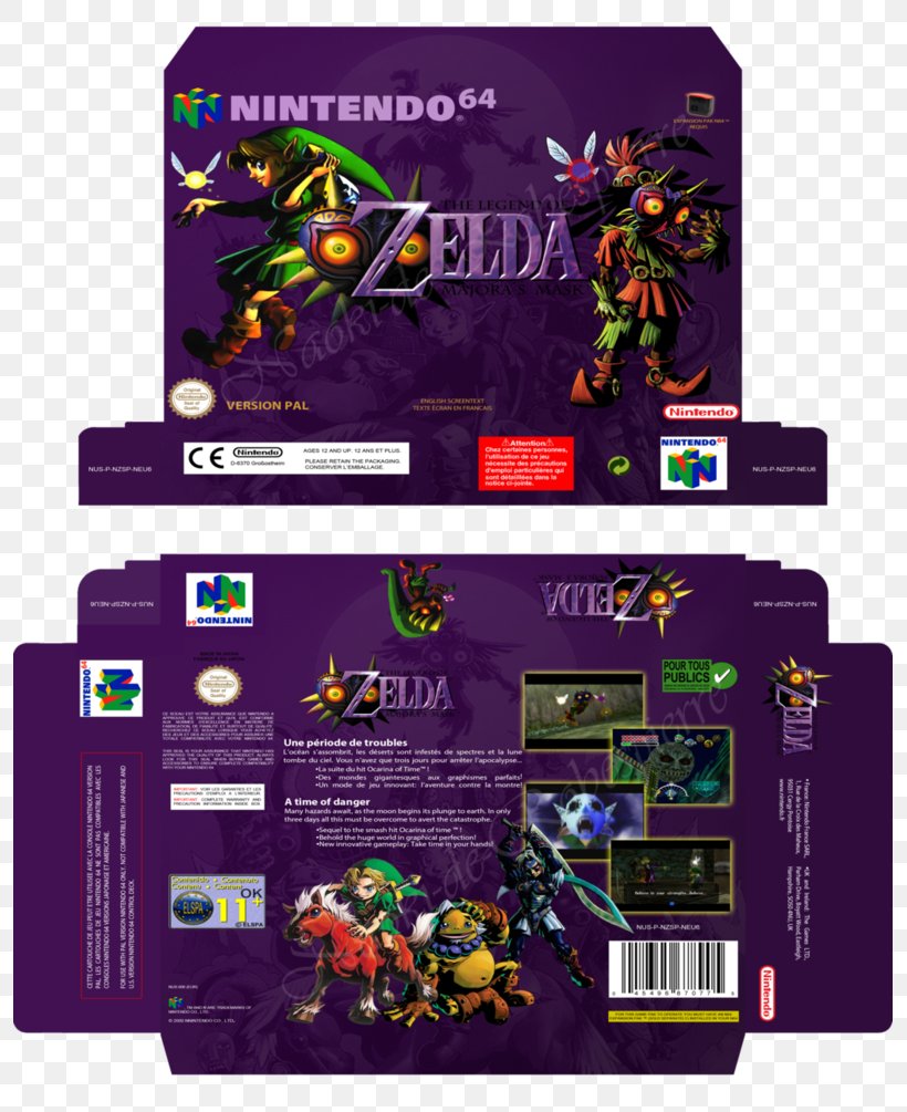 The Legend Of Zelda: Majora's Mask 3D Nintendo 64 Nintendo 3DS Pan European Game Information, PNG, 795x1005px, Nintendo 64, Art, Brand, Fan Art, Legend Of Zelda Download Free