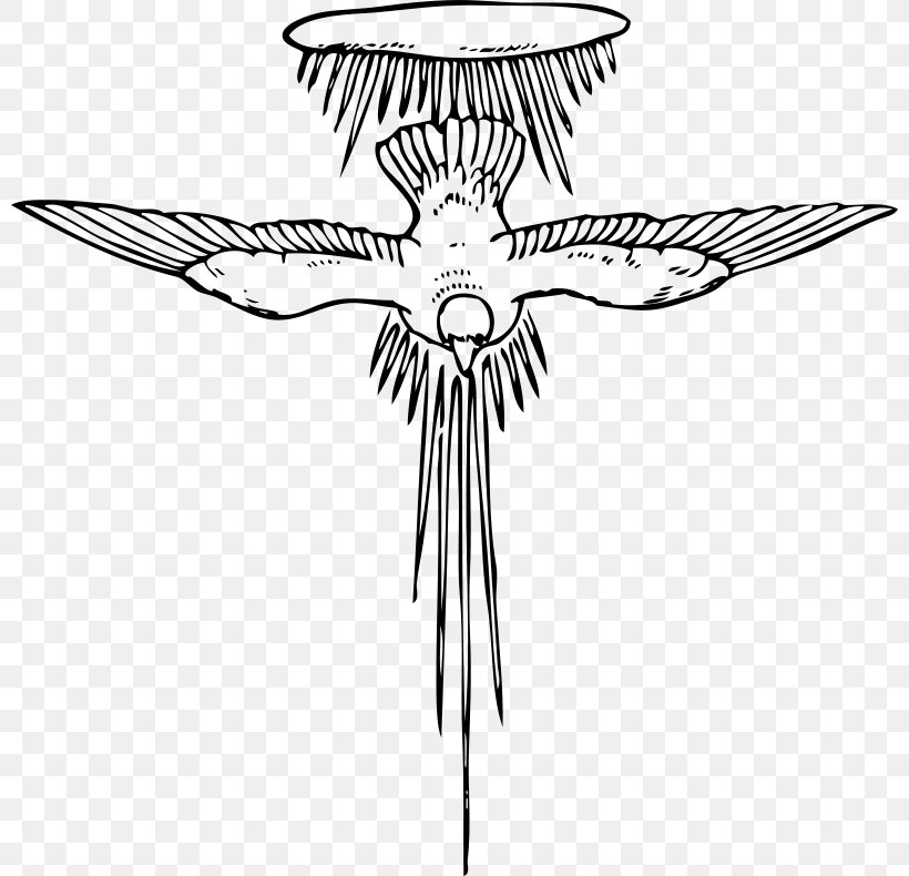 Holy Spirit In Christianity Clip Art, PNG, 800x790px, Holy Spirit In Christianity, Artwork, Beak, Bird, Black Download Free