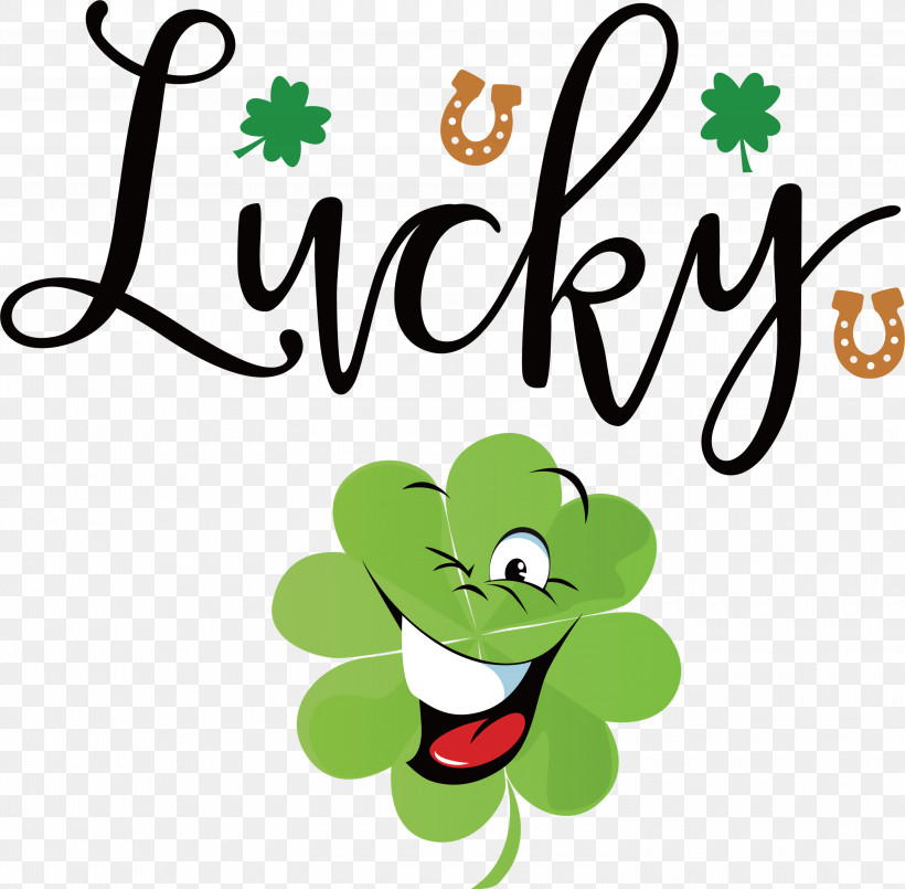 Lucky Patricks Day Saint Patrick, PNG, 3000x2948px, Lucky, Amphibians, Cartoon, Flower, Frogs Download Free