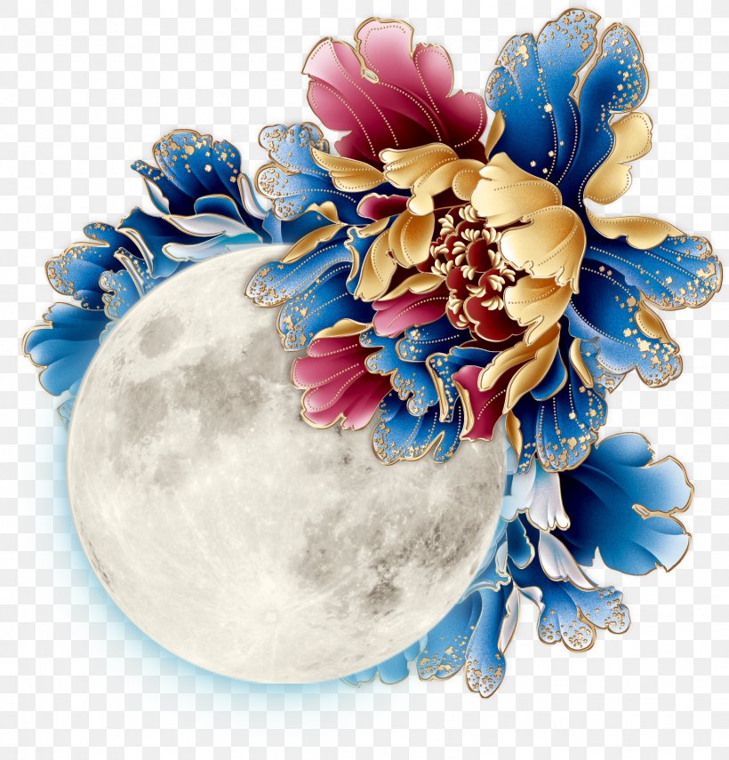 Mid-Autumn Festival Template Blue, PNG, 1536x1602px, Midautumn Festival, Blue, Cut Flowers, Floral Design, Floristry Download Free