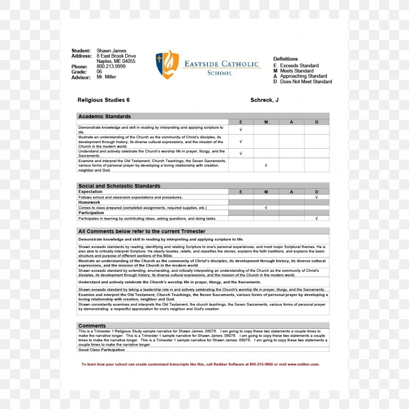 Report Card Middle School Template National Secondary School, PNG, 1100x1100px, Report Card, Application For Employment, Area, Brand, Cover Letter Download Free