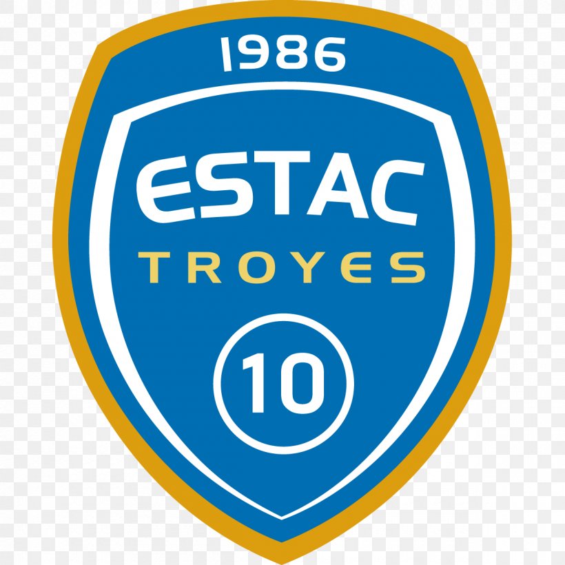 Troyes AC France Ligue 1 Logo Football, PNG, 1200x1200px, Troyes Ac, Area, Association, Bastia, Brand Download Free