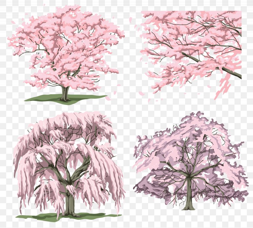 Tree Branch Flower Clip Art, PNG, 2460x2225px, Tree, Birch, Branch, Cherry Blossom, Flora Download Free