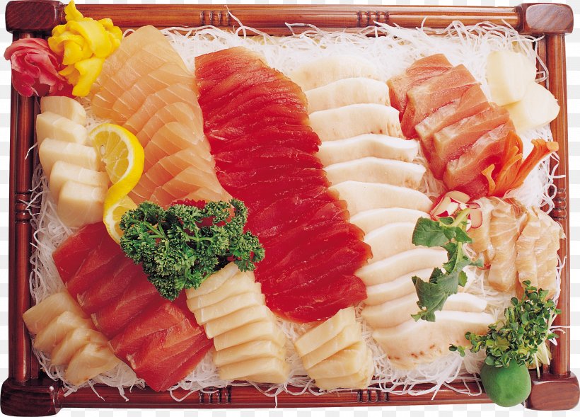 Sashimi Japanese Cuisine Sushi Carpaccio Makizushi, PNG, 2681x1927px, Sashimi, Asian Cuisine, Asian Food, Carpaccio, Cold Cut Download Free
