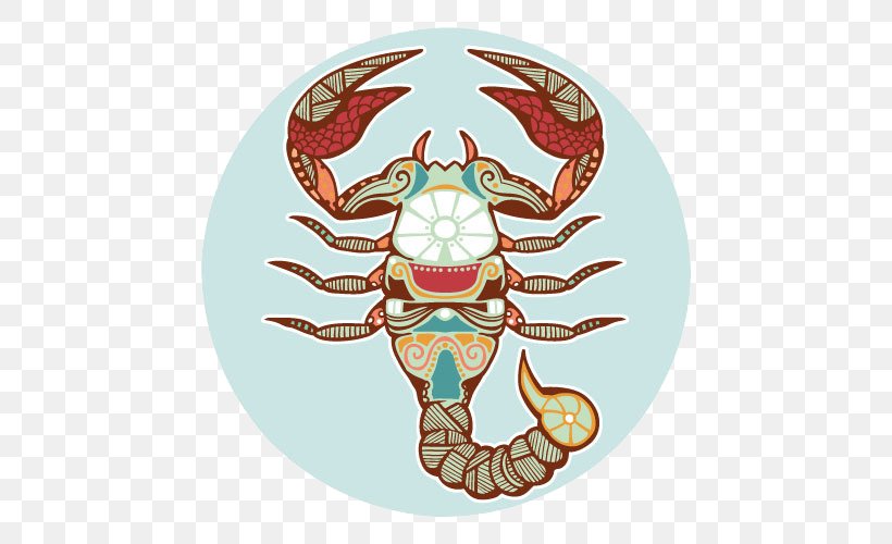 Scorpio Astrological Sign Zodiac Horoscope Illustration, PNG, 500x500px, Scorpio, Art, Astrological Sign, Astrological Symbols, Astrology Download Free