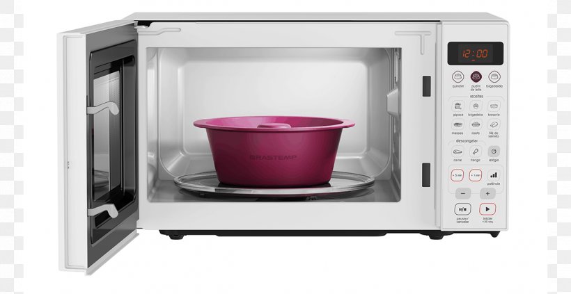 Microwave Ovens Small Appliance Home Appliance Toaster, PNG, 1238x640px, Microwave Ovens, Brastemp, Food, Home Appliance, Kitchen Appliance Download Free