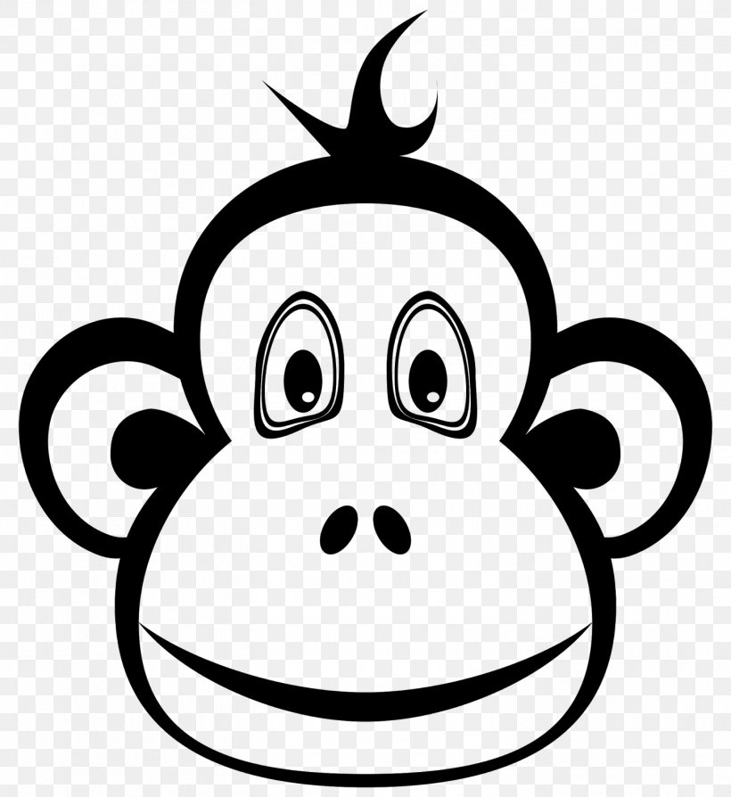 Ape Monkey Chimpanzee Clip Art, PNG, 1466x1600px, Ape, Artwork, Black And White, Blackandwhite Colobus, Chimpanzee Download Free
