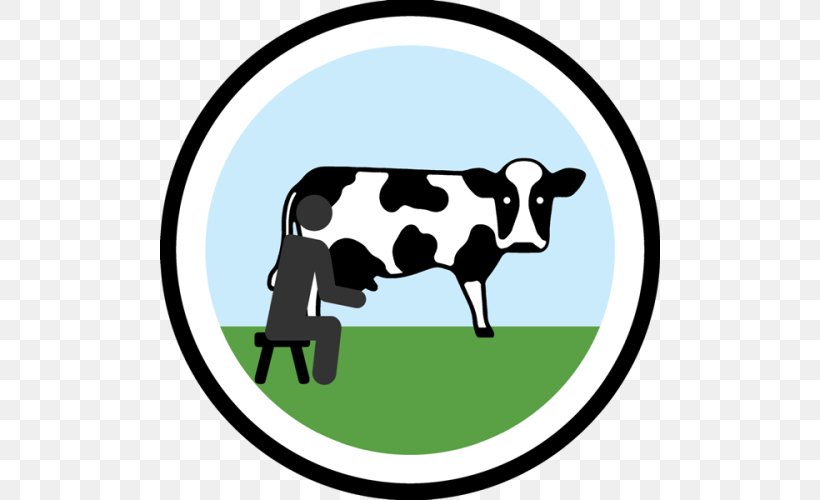 Dairy Cattle Sheep Clip Art, PNG, 500x500px, Dairy Cattle, Area, Artwork, Black And White, Cattle Download Free