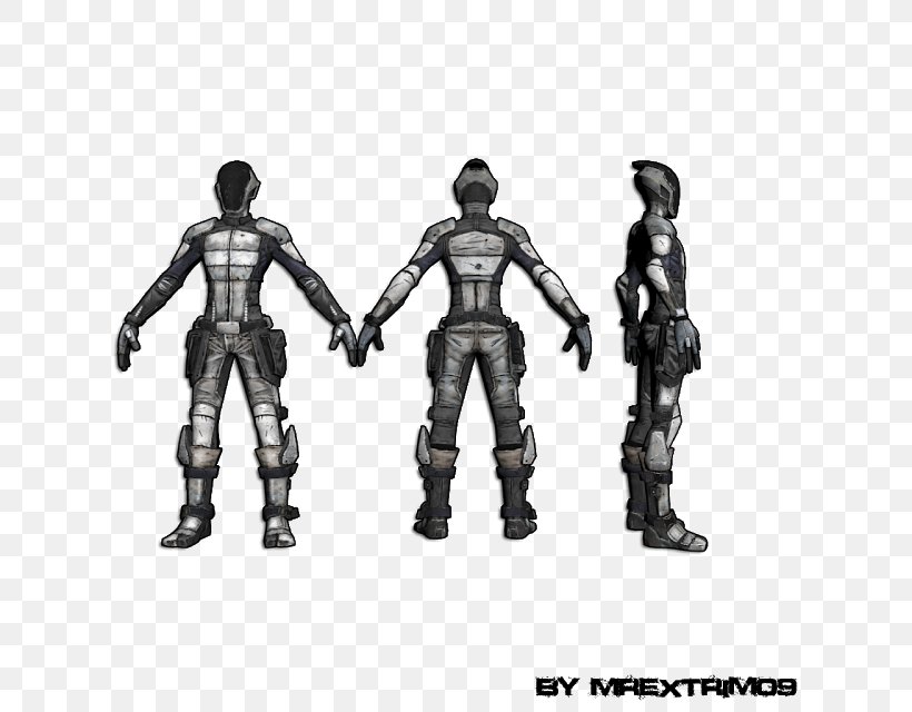 Grand Theft Auto: San Andreas Borderlands 2 Borderlands: The Pre-Sequel Gearbox Software, PNG, 640x640px, Grand Theft Auto San Andreas, Action Figure, Armour, Black And White, Black White Download Free