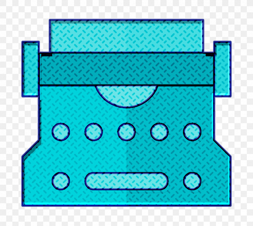 Typewriter Icon Business And Office Icon Sheet Icon, PNG, 1244x1114px, Typewriter Icon, Aqua, Blue, Business And Office Icon, Line Download Free