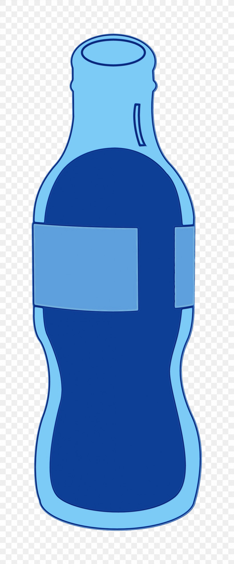 Glass Bottle Bottle Water Bottle Cobalt Blue Glass, PNG, 1038x2500px, Drink Element, Blue, Bottle, Cobalt Blue, Glass Download Free