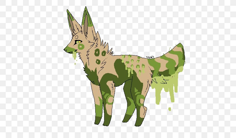 Coyote Horse Deer Illustration Fauna, PNG, 640x480px, Coyote, Carnivoran, Cartoon, Character, Deer Download Free