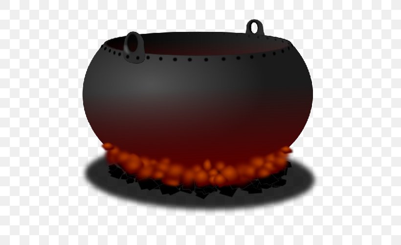 Cauldron Witchcraft Clip Art, PNG, 500x500px, Cauldron, Cookware, Magic, Olla, Orange Download Free
