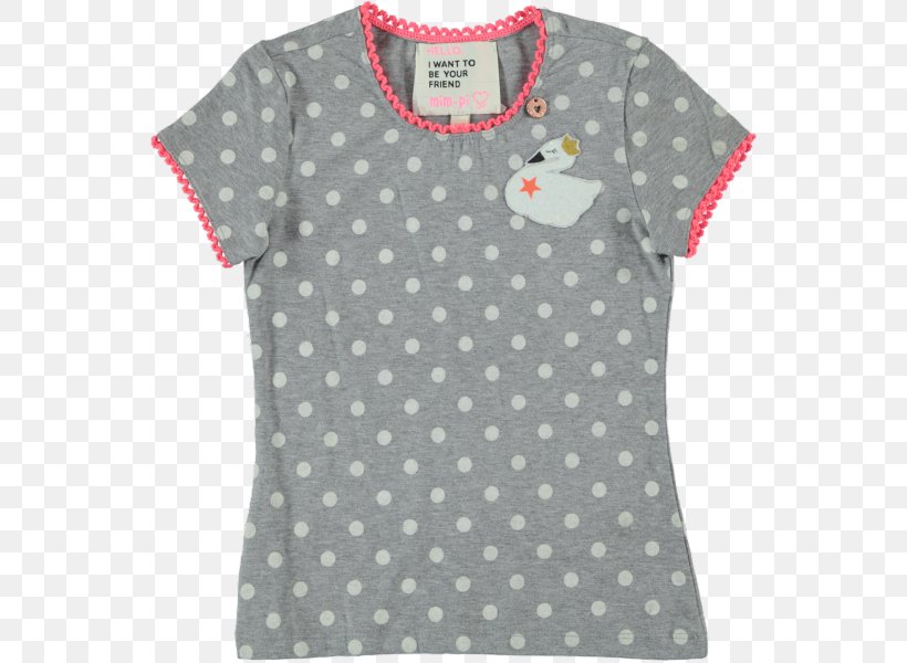 T-shirt Polka Dot Sleeve Children's Clothing, PNG, 600x600px, Watercolor, Cartoon, Flower, Frame, Heart Download Free