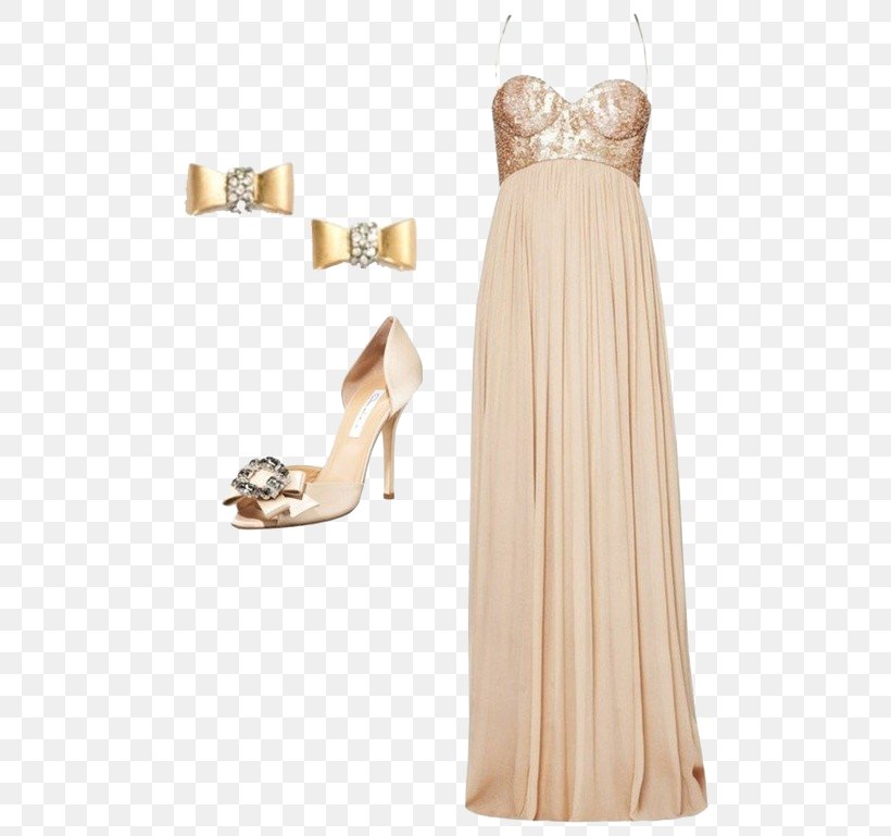 Dress Evening Gown Clothing Prom, PNG, 500x769px, Dress, Academic Dress, Ball Gown, Beige, Bridal Party Dress Download Free