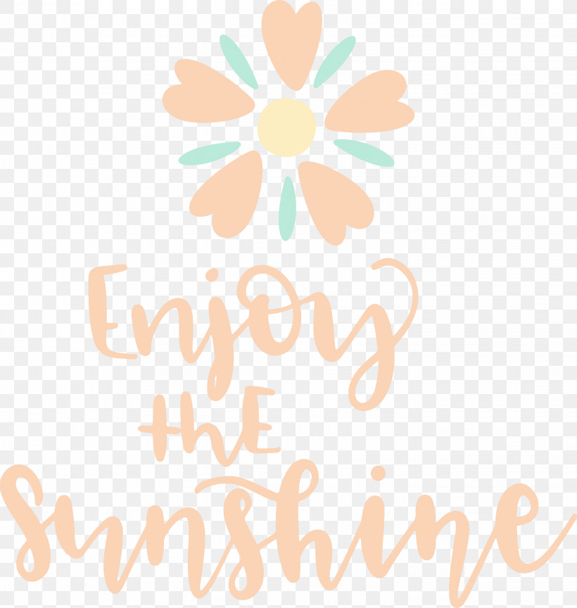 Sunshine Enjoy The Sunshine, PNG, 2847x3000px, Sunshine, Floral Design, Geometry, Line, Logo Download Free