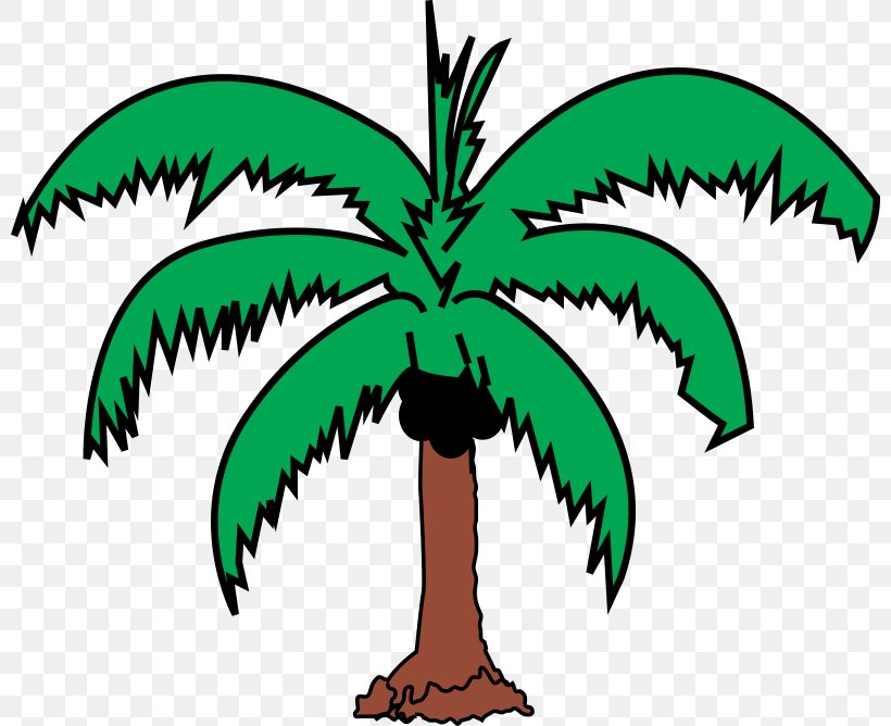 Tree Arecaceae Coconut Clip Art, PNG, 800x668px, Tree, Arecaceae, Arecales, Artwork, Coconut Download Free