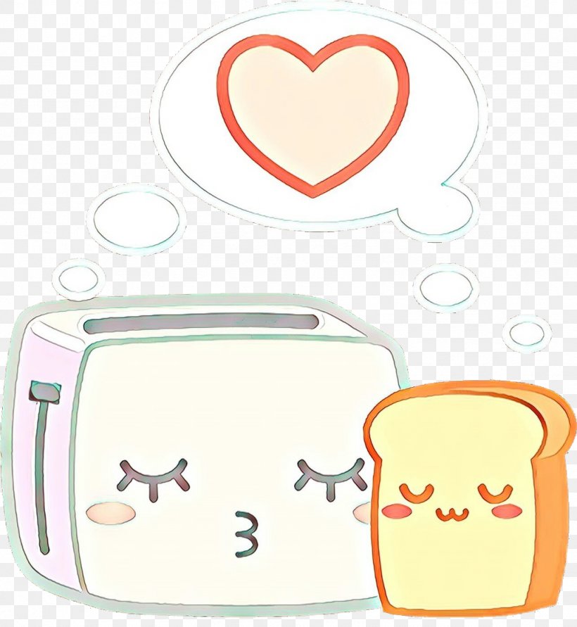Cartoon Toaster Love Heart Smile, PNG, 1024x1113px, Cartoon, Heart, Love, Smile, Toaster Download Free