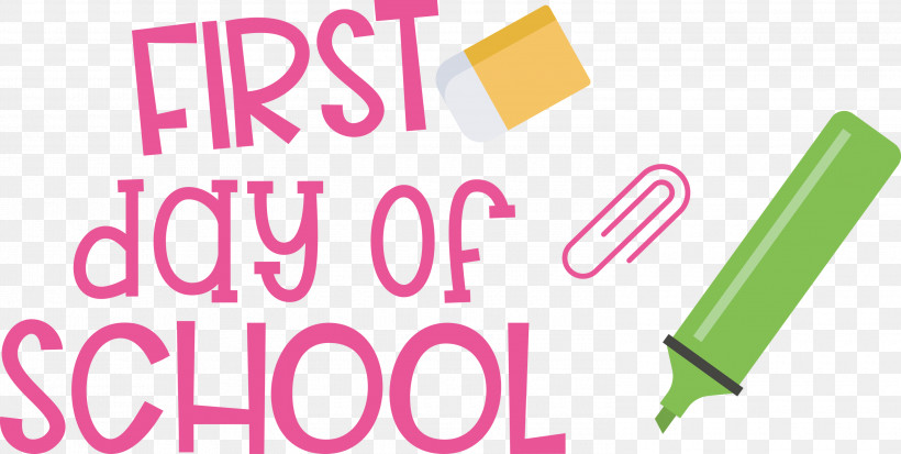 First Day Of School Education School, PNG, 3000x1513px, First Day Of School, Education, Geometry, Line, Logo Download Free