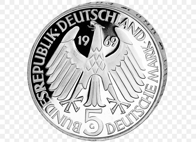 Germany Coin Dm-drogerie Markt Deutsche Mark C&A, PNG, 600x594px, 500 Geburtstag Von Martin Luther, Germany, Badge, Black And White, Brand Download Free