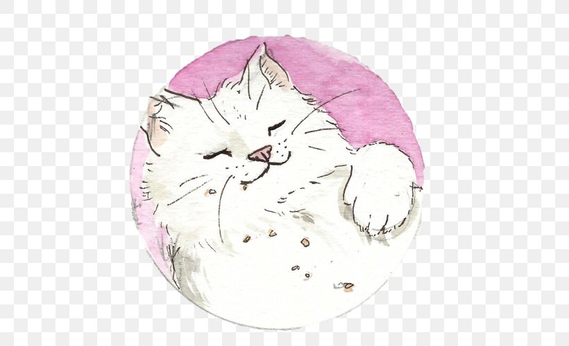 Whiskers Domestic Short-haired Cat Paw, PNG, 500x500px, Watercolor, Cartoon, Flower, Frame, Heart Download Free