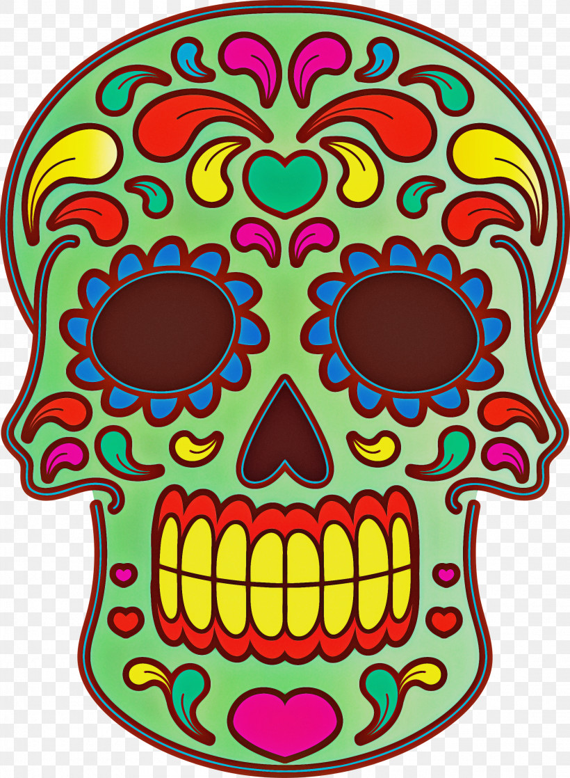 Calavera Day Of The Dead Día De Muertos, PNG, 2200x3000px, Calavera ...