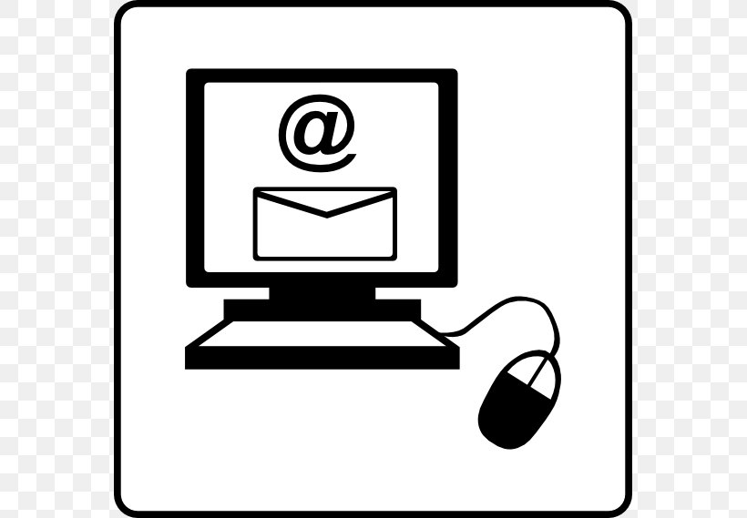 Email Free Content Animation Clip Art, PNG, 569x569px, Email, Animation, Area, Black And White, Communication Download Free
