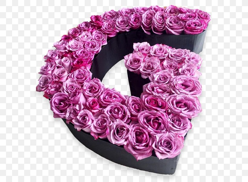 Garden Roses Cut Flowers Letter, PNG, 600x600px, Garden Roses, Artificial Flower, Box, Color, Cut Flowers Download Free
