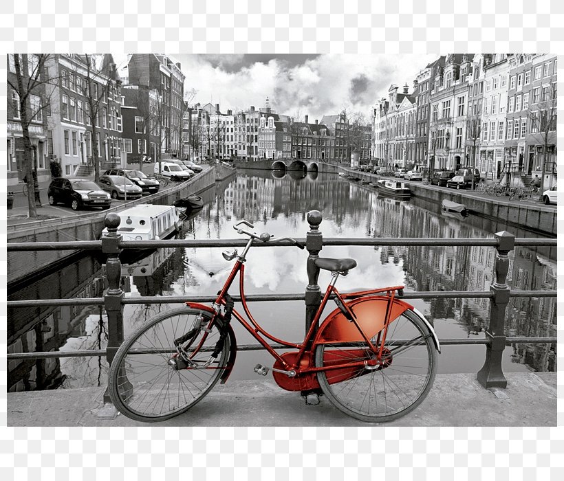 Jigsaw Puzzles Amsterdam Educa Borràs Ravensburger, PNG, 800x700px, Jigsaw Puzzles, Amsterdam, Bicycle, Bicycle Accessory, Black And White Download Free