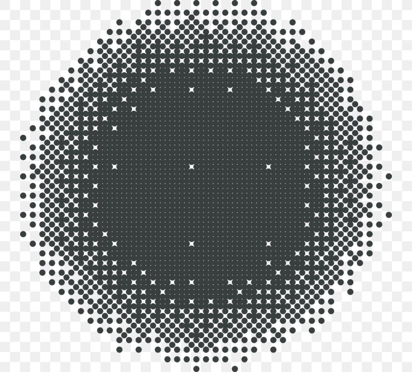 Halftone Vector Graphics Image Illustration Photography, PNG, 740x740px, Halftone, Area, Black, Black And White, Drawing Download Free