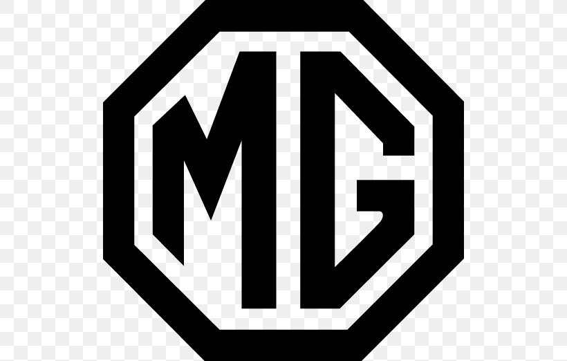 MG MGB Car Logo MG ZR, PNG, 522x522px, Mg Mgb, Area, Black, Black And White, Brand Download Free