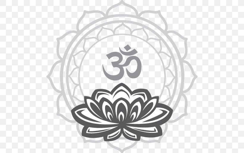 Wall Decal Reiki Om Sticker, PNG, 508x515px, Wall Decal, Area, Black And White, Chakra, Decal Download Free