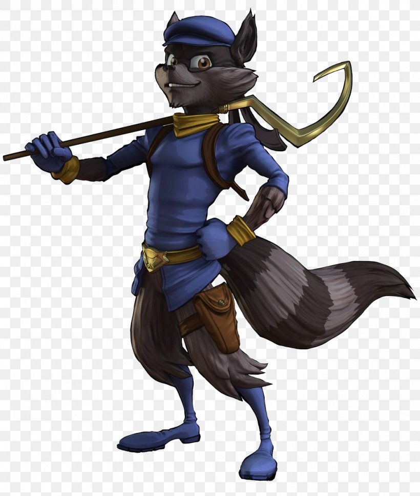 Sly Cooper: Thieves In Time Sly Cooper And The Thievius Raccoonus PlayStation 2 Sly 2: Band Of Thieves PlayStation 3, PNG, 1000x1180px, Sly Cooper Thieves In Time, Action Figure, Animal Figure, Fictional Character, Figurine Download Free