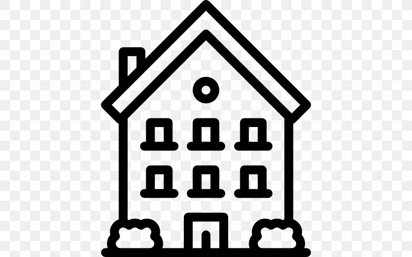 Apartment House Real Estate Clip Art, PNG, 512x512px, Apartment, Area, Black And White, Brand, Building Download Free