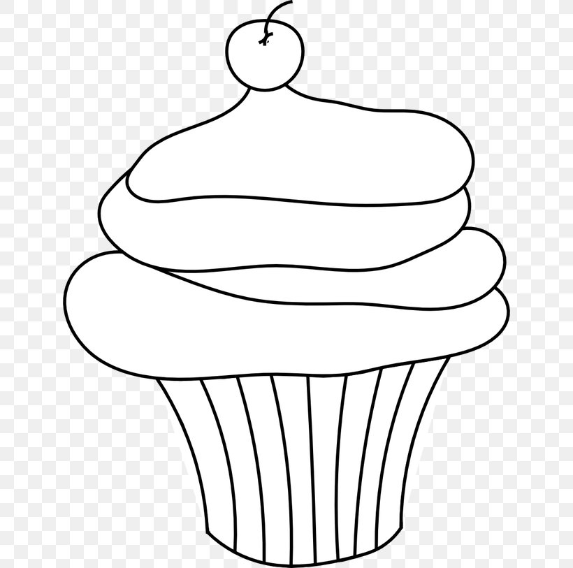 Cupcake Frosting & Icing Drawing Clip Art, PNG, 640x813px, Cupcake, Artwork, Black And White, Bun, Cake Download Free