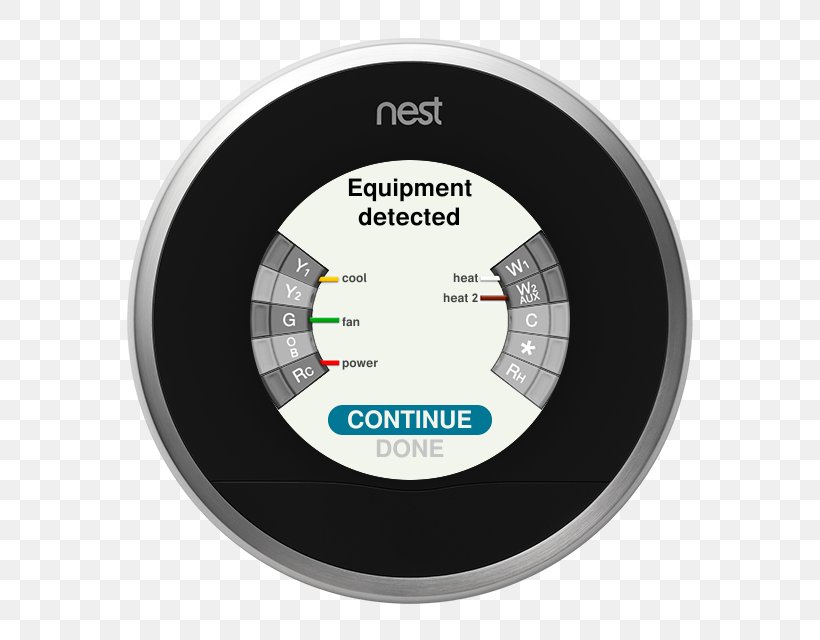 Nest Labs Nest Learning Thermostat Air Conditioning HVAC Smart Thermostat, PNG, 640x640px, Nest Labs, Air Conditioning, Brand, Central Heating, Dehumidifier Download Free