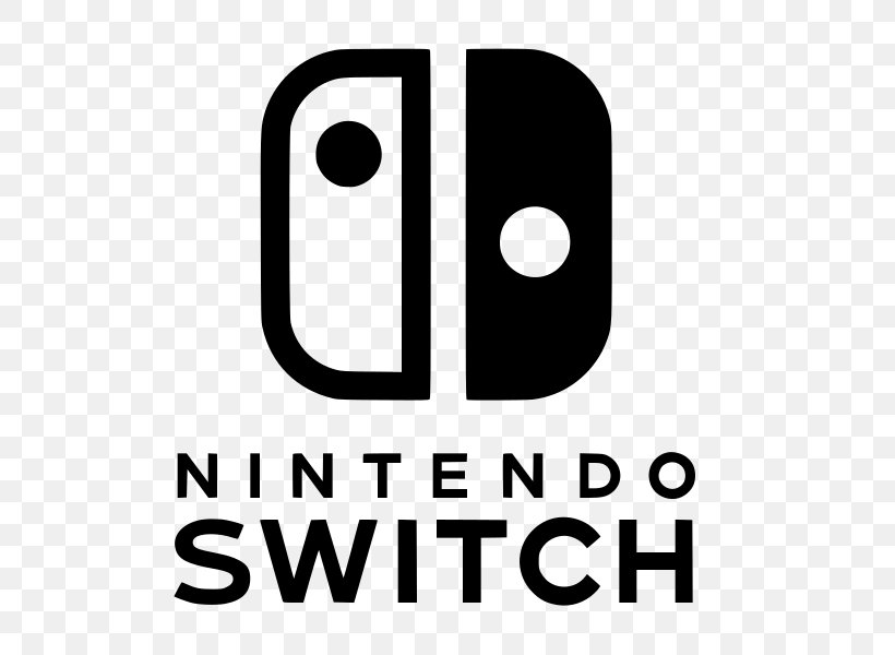 Nintendo Switch Logo Lumo Video Game Consoles, PNG, 600x600px, Nintendo Switch, Area, Black And White, Brand, Joycon Download Free