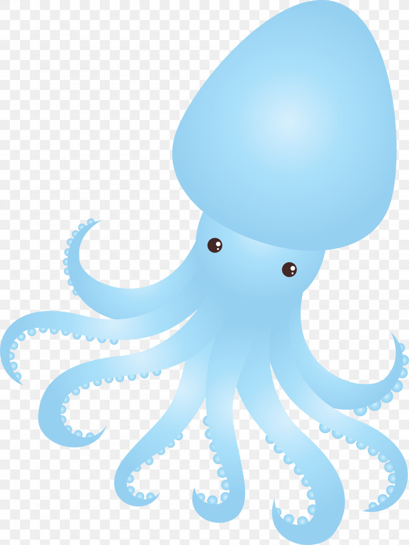 Octopus Giant Pacific Octopus Octopus Blue Cartoon, PNG, 2254x3000px, Octopus, Aqua, Blue, Cartoon, Giant Pacific Octopus Download Free