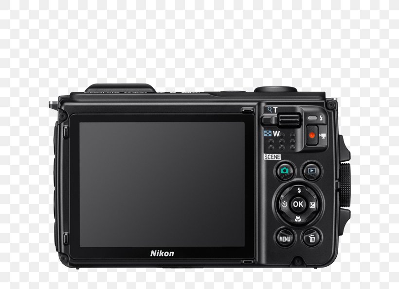 Point-and-shoot Camera Nikon Zoom Lens 4K Resolution, PNG, 700x595px, 4k Resolution, Pointandshoot Camera, Camera, Camera Accessory, Camera Lens Download Free