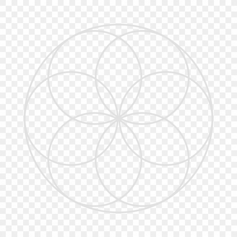 Sacred Geometry Overlapping Circles Grid Point, PNG, 1000x1000px, Geometry, Art, Black And White, Coordinate System, Line Art Download Free