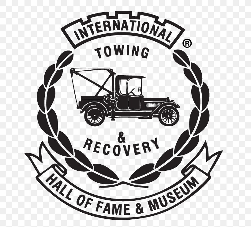 Car International Towing And Recovery Hall Of Fame And Museum Tow Truck Towing Service, PNG, 681x742px, Car, Automotive Design, Black And White, Brand, Flatbed Truck Download Free