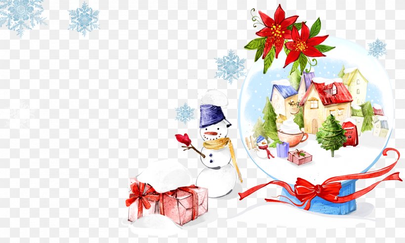 Christmas Ornament Gift Snowman Illustration, PNG, 2000x1200px, Christmas Ornament, Christmas, Christmas Card, Christmas Decoration, Christmas Tree Download Free