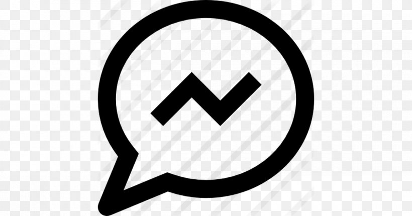 Facebook Messenger Clip Art, PNG, 1200x630px, Facebook Messenger, Area, Black, Black And White, Brand Download Free