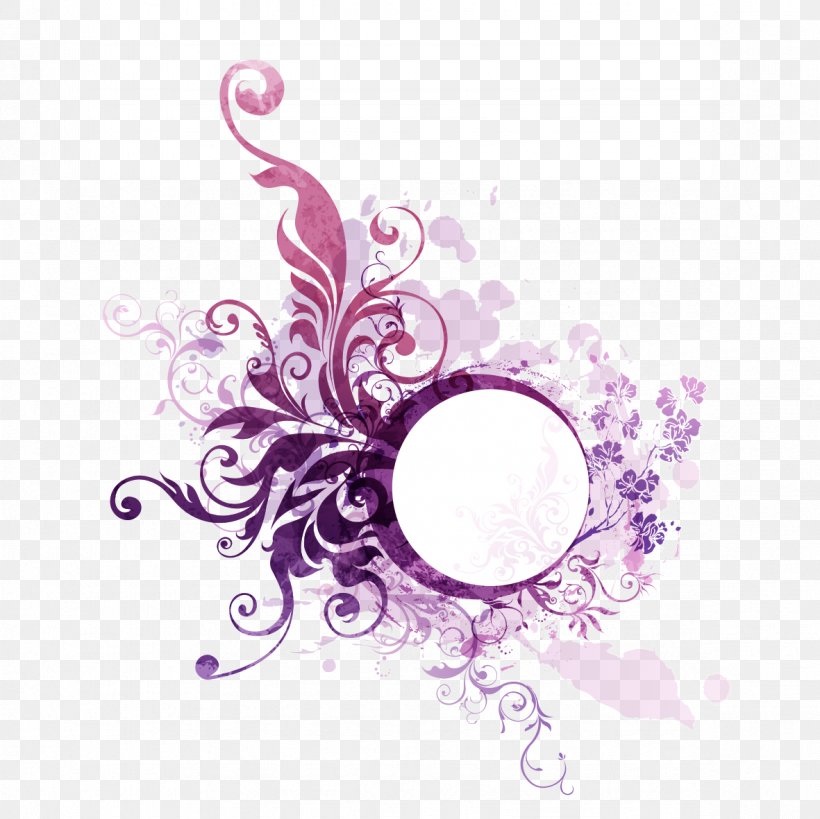 Euclidean Vector Download, PNG, 1181x1181px, Watercolor Painting, Adobe Flash, Lilac, Magenta, Pink Download Free